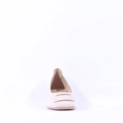 Women Caprice Evita Low Heel Link Shoe - Off White