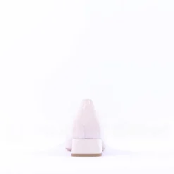 Women Caprice Evita Low Heel Link Shoe - Off White