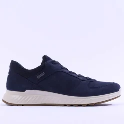 Women Ecco Women Exostride Goretex - Navy Nubuck