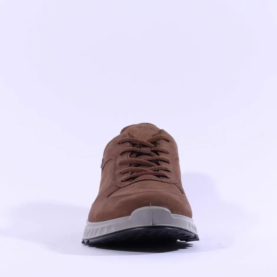 Ecco Men Exostride Goretex Shoe - Brown Nubuck