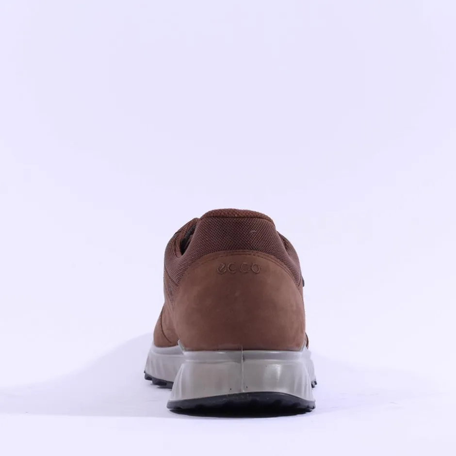 Ecco Men Exostride Goretex Shoe - Brown Nubuck