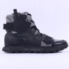 Ecco Men Exostrike Boot Velcro Straps - Black Grey