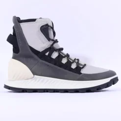 Ecco Men Exostrike Hydromax Boot - Grey Combi Leather