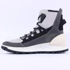 Ecco Men Exostrike Hydromax Boot - Grey Combi Leather