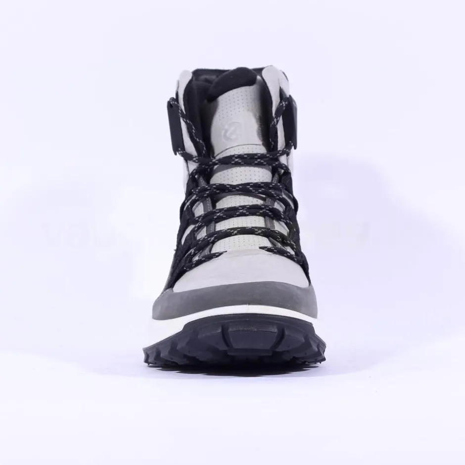 Ecco Men Exostrike Hydromax Boot - Grey Combi Leather