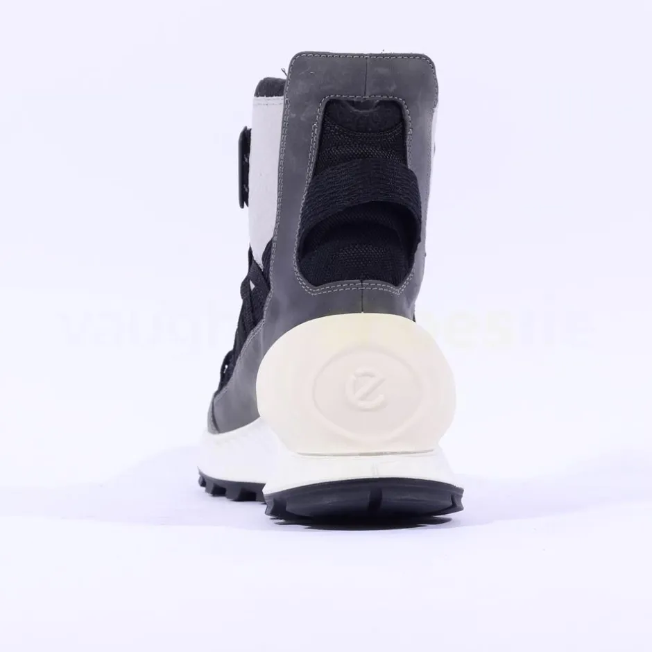Ecco Men Exostrike Hydromax Boot - Grey Combi Leather