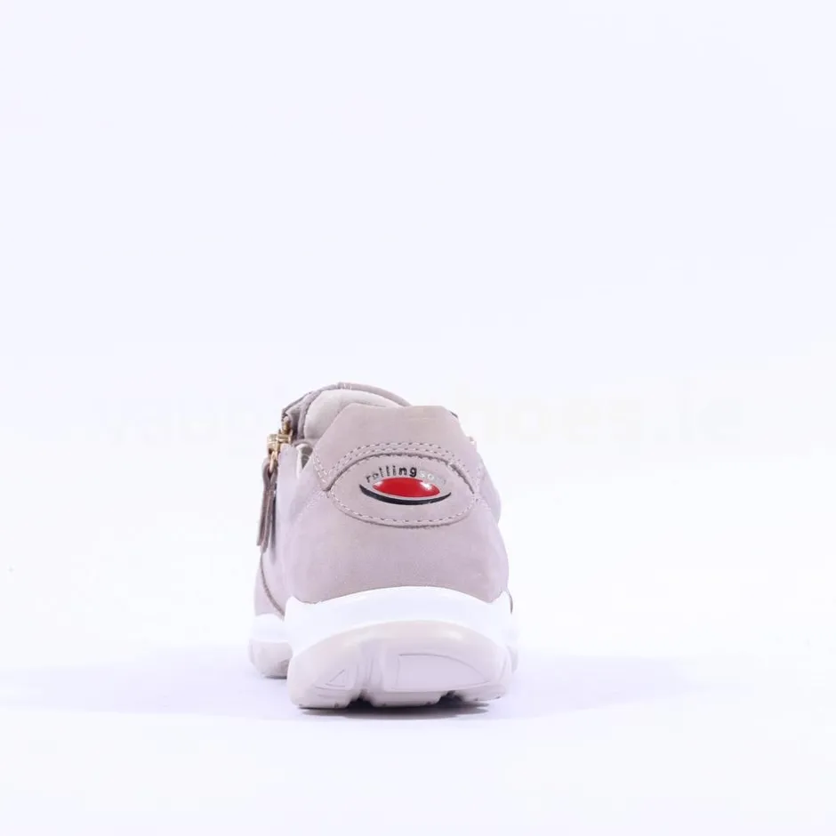 Women Gabor Fantastic Rolling Soft Twin Zip - Beige Shimmer