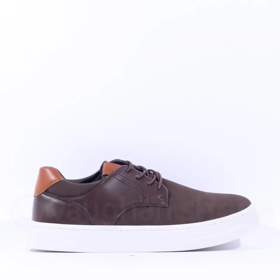 6th Sense Fiji Casual Laced Shoe - Coffee