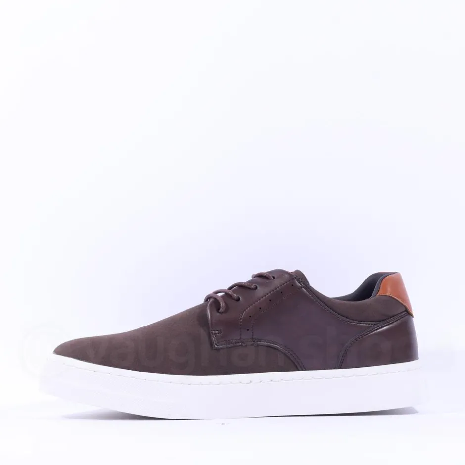 6th Sense Fiji Casual Laced Shoe - Coffee
