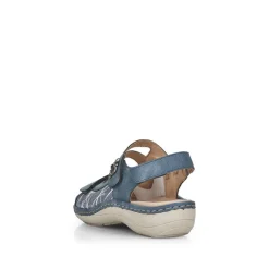 Women Remonte Filippa 2 Velcro Strap Sandal - Blue Combination