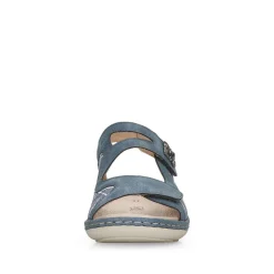 Women Remonte Filippa 2 Velcro Strap Sandal - Blue Combination