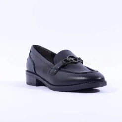 Women Tamaris Fjella Classic Slip On Loafer - Black Matte