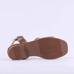 Women Oh My Sandals Flat Glitter Strap Sandal - Bronze Gold