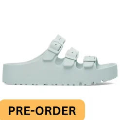 Women Birkenstock Florida Flex Platform Eva - Surf Green