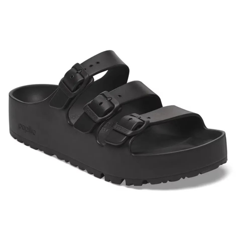 Women Birkenstock Florida Flex Platform Eva - Black