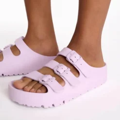 Women Birkenstock Florida Flex Platform Eva - Crocus