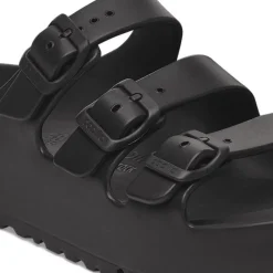 Women Birkenstock Florida Flex Platform Eva - Black