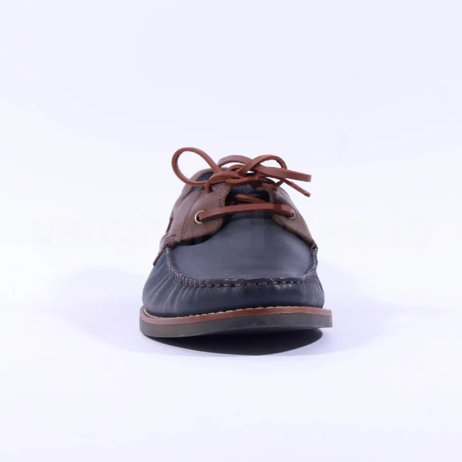 Anatomic Gel Floripa Boat Shoe - Navy Brown Combi