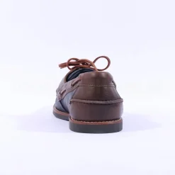 Anatomic Gel Floripa Boat Shoe - Navy Brown Combi