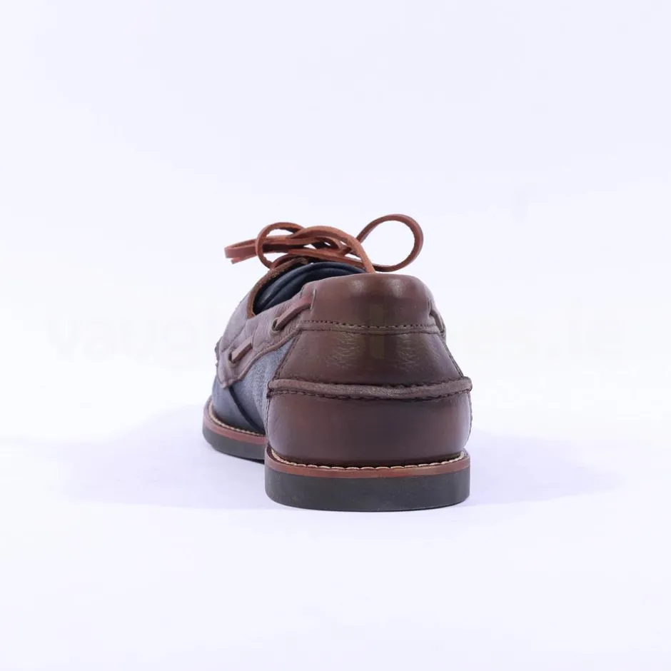 Anatomic Gel Floripa Boat Shoe - Navy Brown Combi