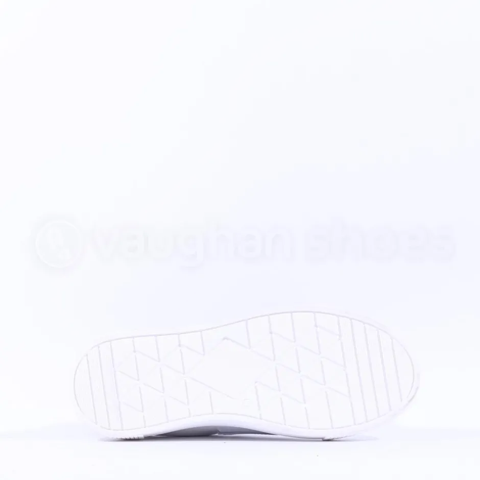 Women Marco Moreo Flower Brooch Low Trainer - White Black