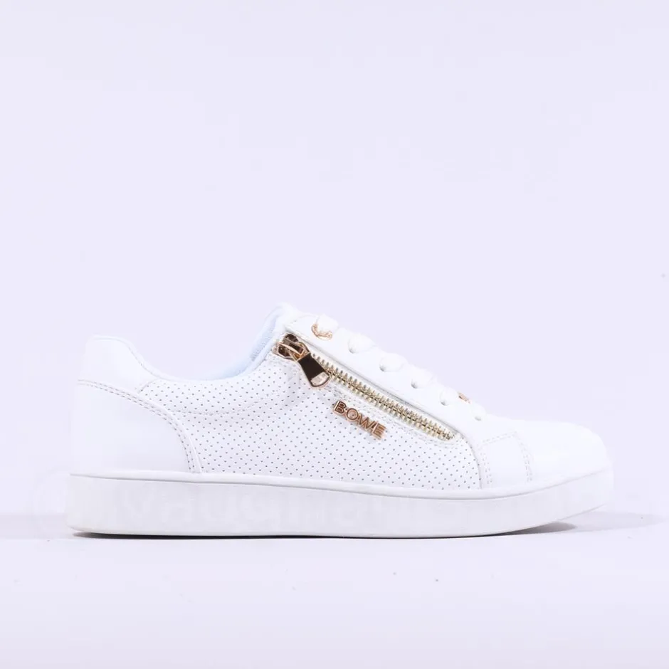 Women Tommy Bowe Ladies Flucher Sidezip Runner - White Gold
