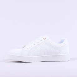 Women Tommy Bowe Ladies Flucher Sidezip Runner - White Gold