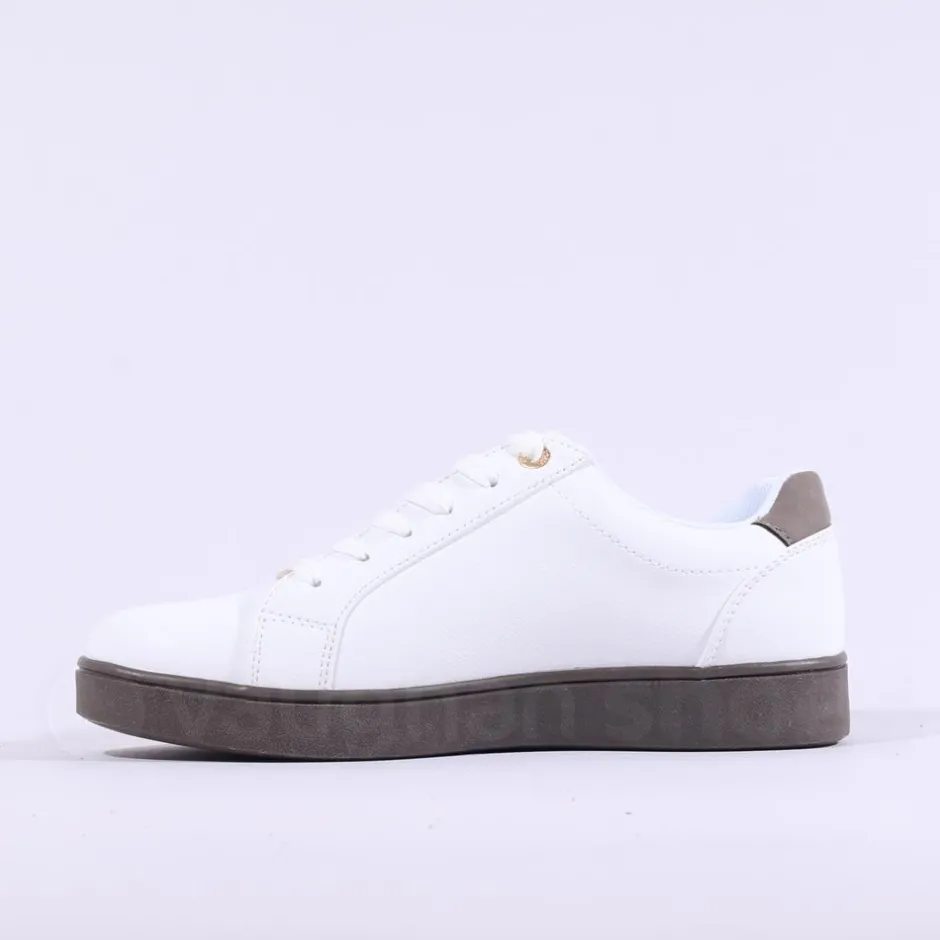 Women Tommy Bowe Ladies Flucher Sidezip Runner - White Brown