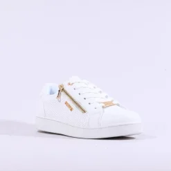 Women Tommy Bowe Ladies Flucher Sidezip Runner - White Gold