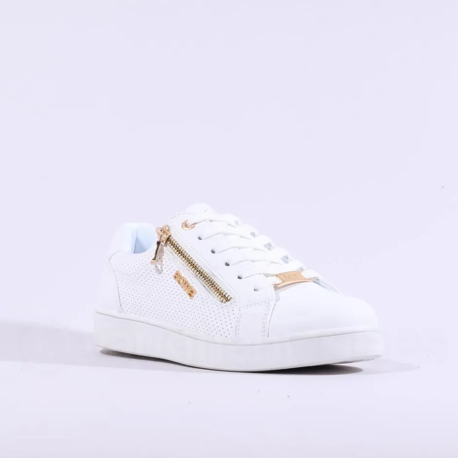 Women Tommy Bowe Ladies Flucher Sidezip Runner - White Gold
