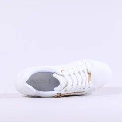 Women Tommy Bowe Ladies Flucher Sidezip Runner - White Gold