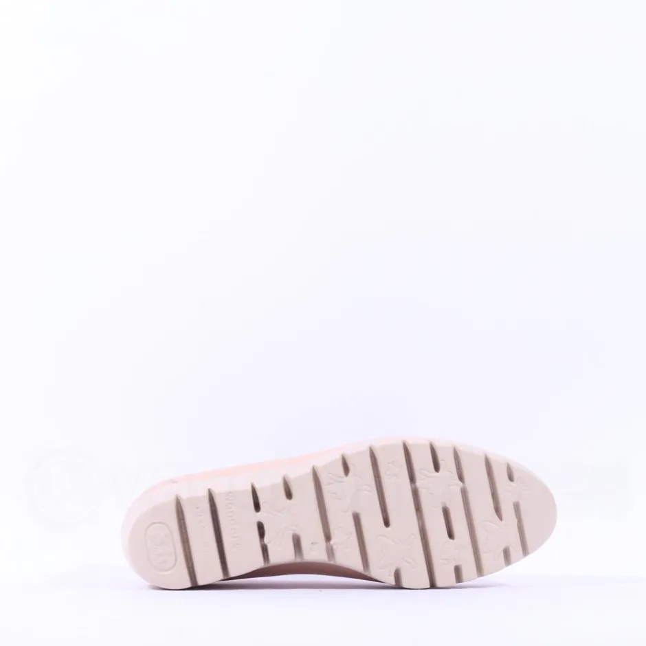Women Wonders Fly Classic Slip On Wedge - Nude Leather