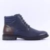Brent Pope Frankton Laced Ankle Boot - French Blue