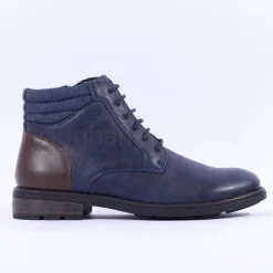 Brent Pope Frankton Laced Ankle Boot - French Blue