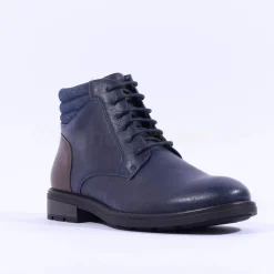 Brent Pope Frankton Laced Ankle Boot - French Blue