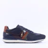 Tommy Bowe Gallo Laced Casual Trainer - Navy Leather