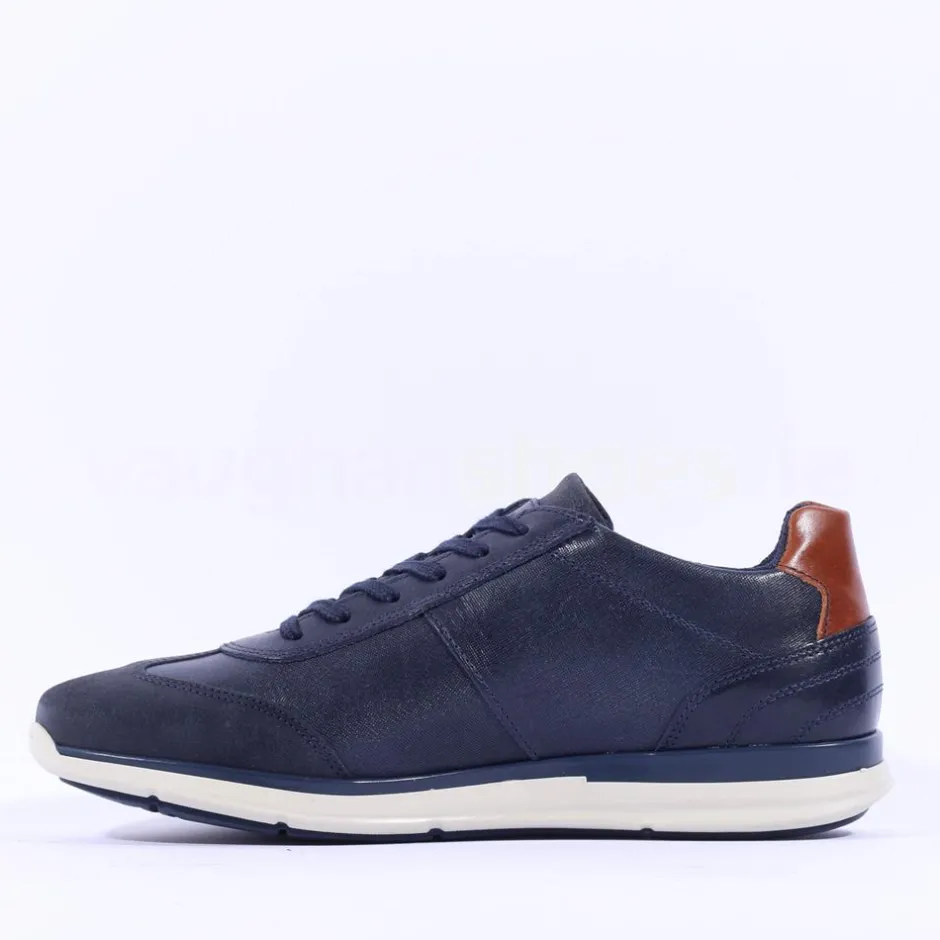 Tommy Bowe Gallo Laced Casual Trainer - Navy Leather