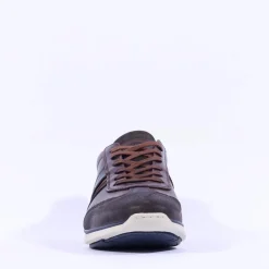 Tommy Bowe Gallo Laced Casual Trainer - Dark Brown Leather