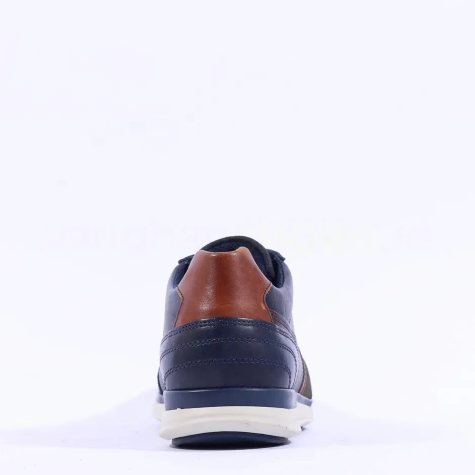 Tommy Bowe Gallo Laced Casual Trainer - Navy Leather