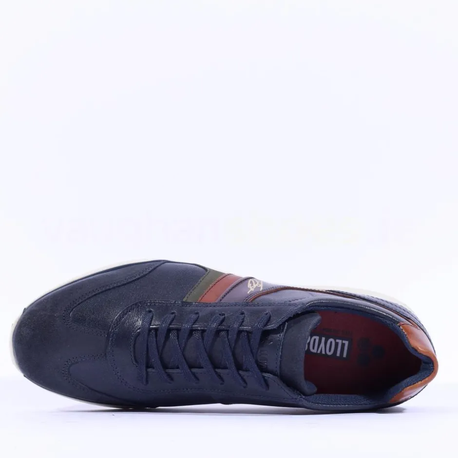 Tommy Bowe Gallo Laced Casual Trainer - Navy Leather