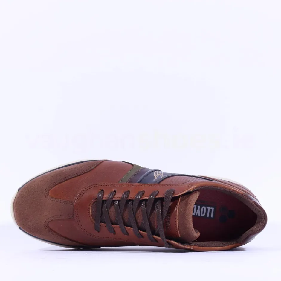 Tommy Bowe Gallo Laced Casual Trainer - Tan Leather