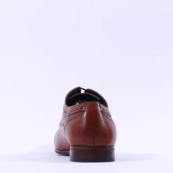 Tommy Bowe Galthie Toe Cap Oxford Shoe - Tan Leather