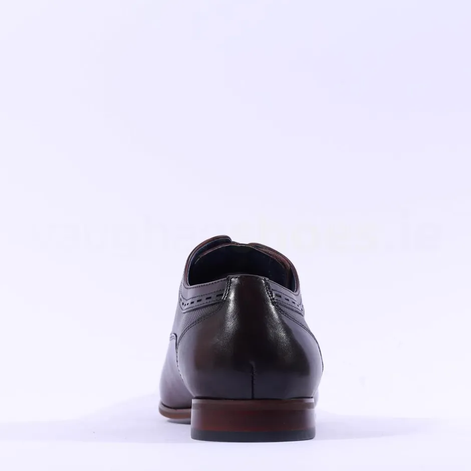 Tommy Bowe Galthie Toe Cap Oxford Shoe - Chestnut Leather