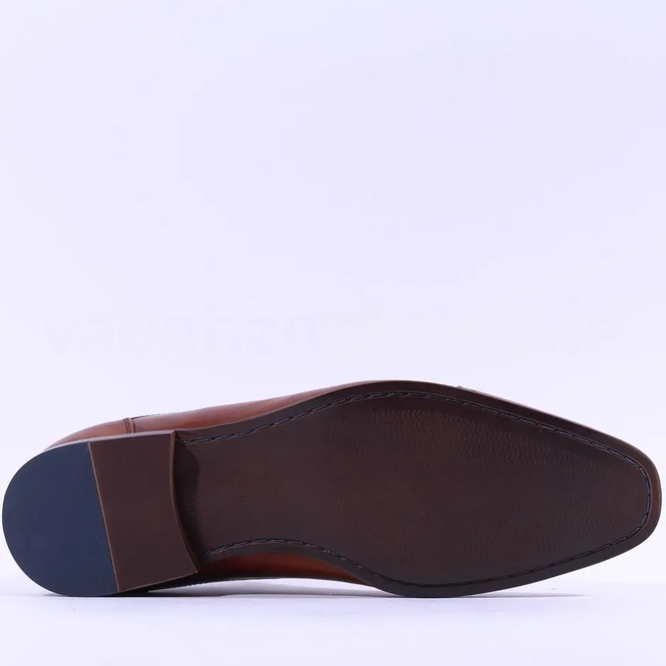Tommy Bowe Galthie Toe Cap Oxford Shoe - Tan Leather