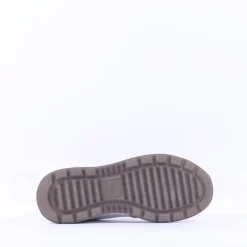 Women Ara Garda Side Zip Wedge Trainer - Tan Pink Metallic