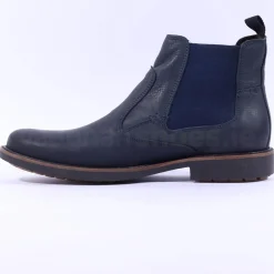 Anatomic Gel Garibaldi Gusset Boot - Navy Leather