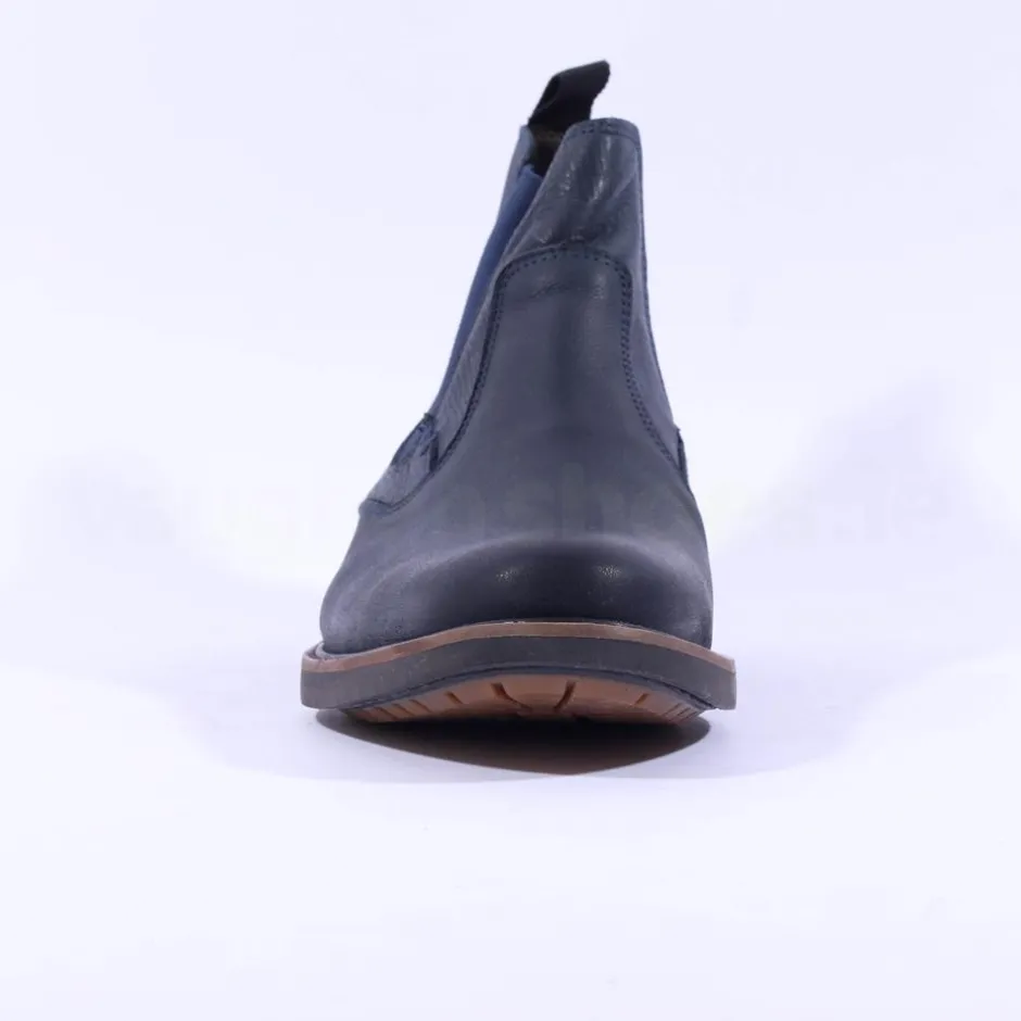 Anatomic Gel Garibaldi Gusset Boot - Navy Leather