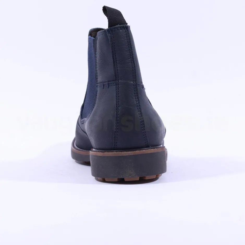 Anatomic Gel Garibaldi Gusset Boot - Navy Leather