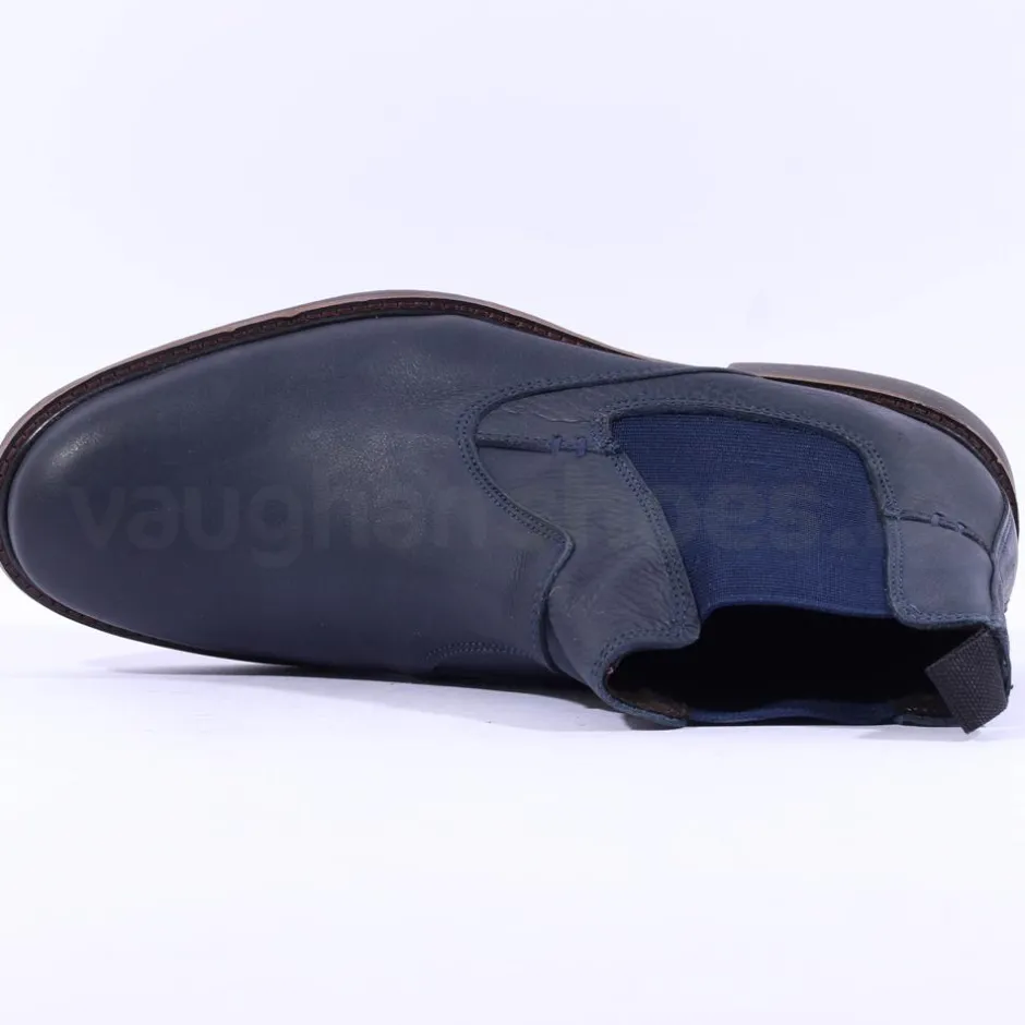 Anatomic Gel Garibaldi Gusset Boot - Navy Leather