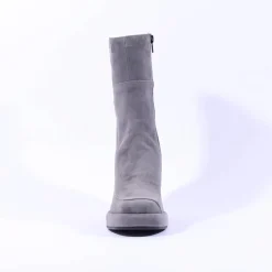 Women Marco Moreo Geneva Block Heel Mid Boot - Grey Suede